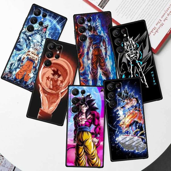 D-Dragon Ball Z Anime G-Goku For Galaxy S24 S23 S22 S21 S20 FE S10 S10E Plus Ultra Pro Lite 5G Black Phone CaseM251114