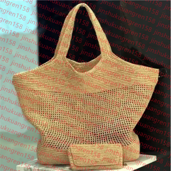 

Designer Oxalis Straw Raffias Crochet Shoulder Handbags Women Crossbody Totes 2 Color Top Quality Beach Bag Leather Shopping Bags Bags Wallet, Black