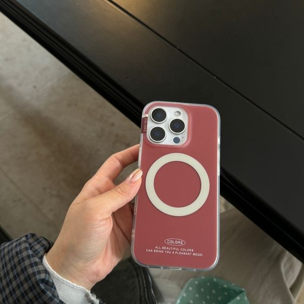 Solid Color Matte Magnetic Phone Case Compatible with iPhone 17/16 Pro Max Heart Stand Case iPhone 15/14 Pro