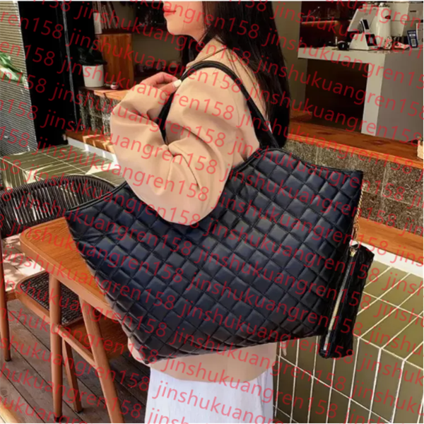 

Large Capacity Totes Icare maxis Shopping Bag LOULOUs Bag Beach bags Genuine Leather Women Tote Designer Lattice Handbag Purse travel Crossbody Shoulder Wallet, 8#
