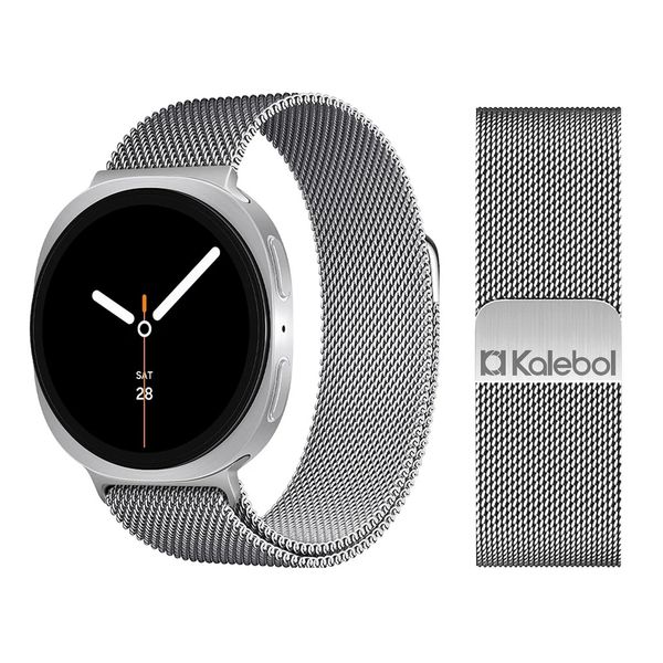 

Samsung Galaxy Watch 8 Classic Stainless Steel Milanese Magnetic Strap, Silver