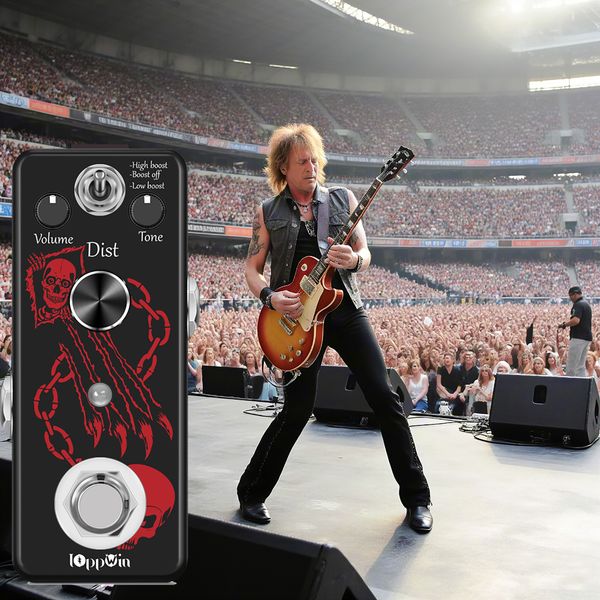 

Heavy Metal Distortion Pedal - 3 Modes (Lo Boost, Boost Off, Hi Boost) for Holy War Tones