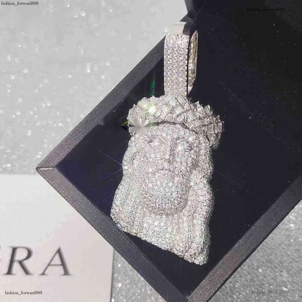 

necklace moissanite chain custom pendant Pass Dia Tester FL Hip Hop Jewelry S Jesus