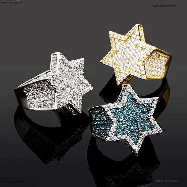 

Hip Hop CZ Cubic Zircon Geometric Finger Ring Band Iced Out White Gold Bg Baguette Dia Rings for Women Men Boyfriend Valentine Birthday Jewelry Gifts