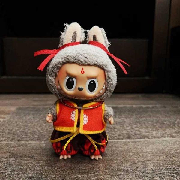 Labubu 17cm Clothing II Idol Doll Sitting Party Monster Clothing Accessories Clothing DIY Gift Nezha Qiankun Circle EM01A X250415