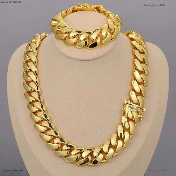 

Cadenas cubana Wholesale Hip Hop Jewelry 14K Gold Plated Choker Solid Miami Cuban k Chain Necklace For Men