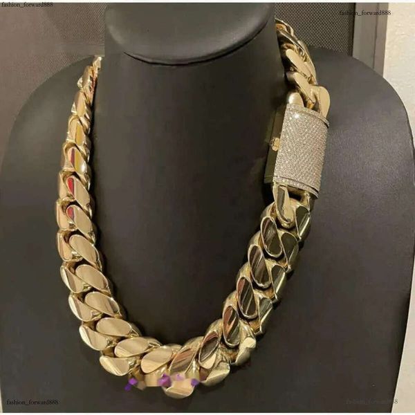 

Fine jewelry Pendant Necklaces Choker Custom k Gold 20mm Miami Cuban Chain Necklace