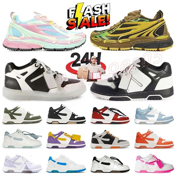 

OOO Out Of Office Sneakers Designer Shoes Men Women Platform Loafers Suede Leather Black Whitesneaker Womens Off Whiteshoe Casual Shoes Mens Trainers Sneakers, Red