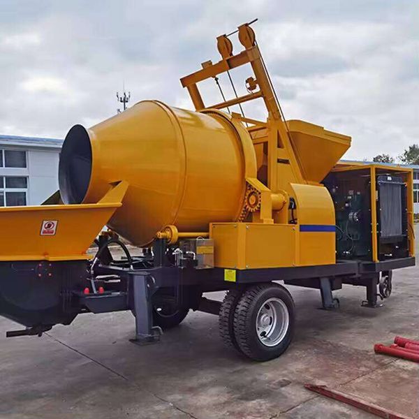 

Low Price Concrete Mixer With Pump Truck Mounted Concrete Pump for Sale