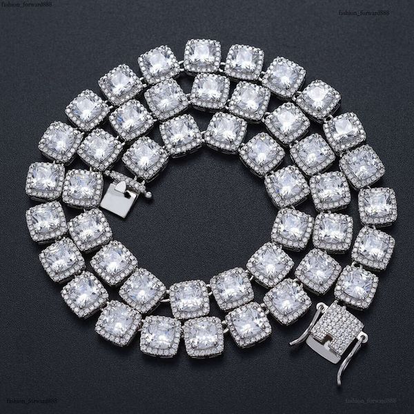 

Designer Hip Hop Rock Candy 10mm ice out VVS Moissanite Men Women's Necklace Tennis chain Free delivery