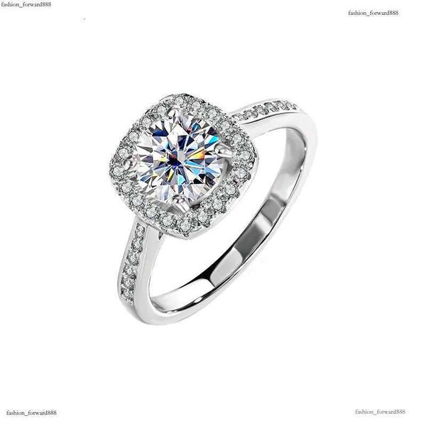 

rings for women sterg sier 1CT 2CT 3CT VVS moissanite pass dia tester love daughter engagement nail ring designer jewelry