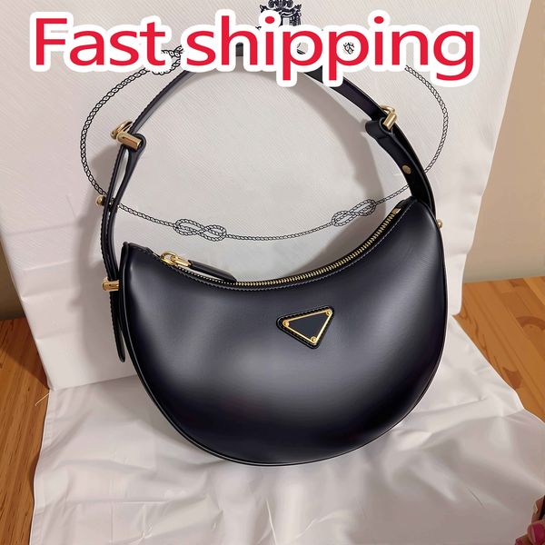 

Designer Bag Shoulder Bag Purse Crossbody Ladies Leather Moon Bag Armpit Bag Fashion Mini Half Moon Hobo Handbag Classic 3 in 1 Zipper Closure Black Wallet Evening bag, #3 light blue
