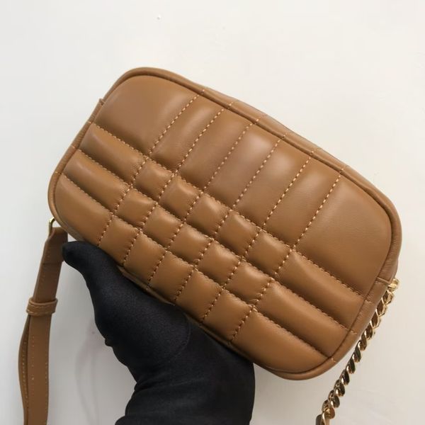 

Designer bag camera crossbody camera bag closure retro style leather sheepskin lamb feel good high quality luxury tote bag crossbody bag women fashion bag hot new bag, Black