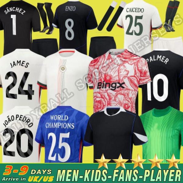 

ENZO CFC NKUNKU NETO PALMER 120th Anniversary soccer jersey 25 26 Soccer shirts pedro DELAP MUDRYK Madueke 2025 2026 football shirts top adult kids CAICEDO N.JACKSON, Brown