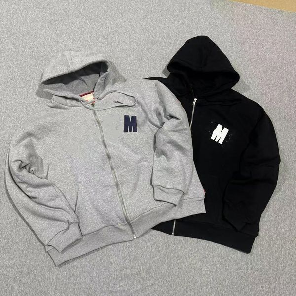 

24FW Y2K designer double-layer thickened zipper hoodie, casual hoodie, sports set hoodie, A1