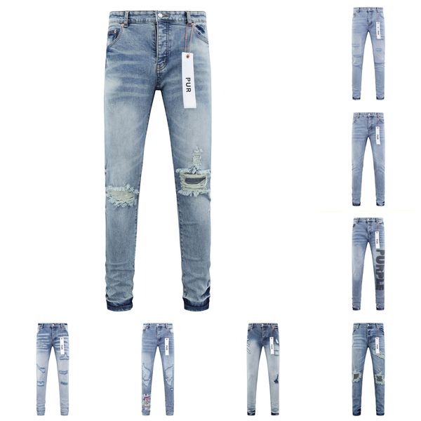 

new slim jeans designer jeans men's skinny jeans Street wear pants outfits drip hot sell, A01
