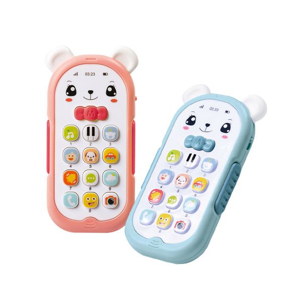 

Toy Phones Baby Music Sound Artoon Learning Machine For Kids Infant Early Educational Mobile Telephone Puzzle Gift