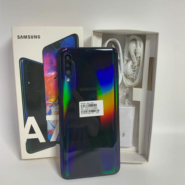 Refurbished Cell Phones Unlocked Refurbished Samsung Galaxy A70 6.7 inch 6GB RAM 128GB ROM Octa Core Android Smart Phone
