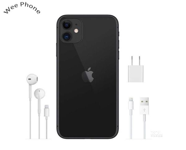Refurbished Unlocked Apple iPhone 11 Genuine RAM 4GB ROM 64/128/256GB 6.1inch A13 IOS with Face ID NFC Original IPhone11 4G Lte Cellphone