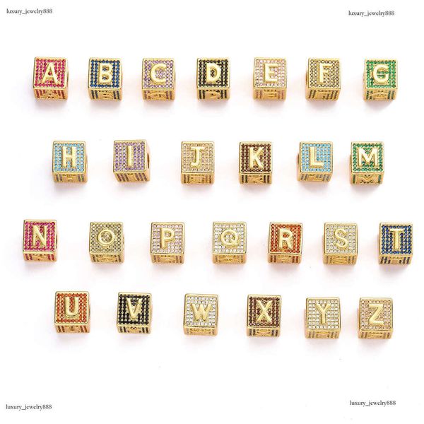 

Dice Block 26 English letter pendant with square all ice out VVS Moissanite free combo Hip Hop men women Free delivery