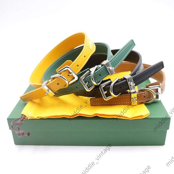 

Genuine Leather Small -sized Cat Collars, Teeth And Fighting Dog Collars Set, Coll Pet Supplies, Black