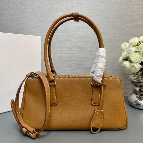 

designer handbag mirror quality luxury Galleria Saffiano bag large tote women crossbody bag zipper casual shoulder bags genuine leather lady shopper black purse 9A