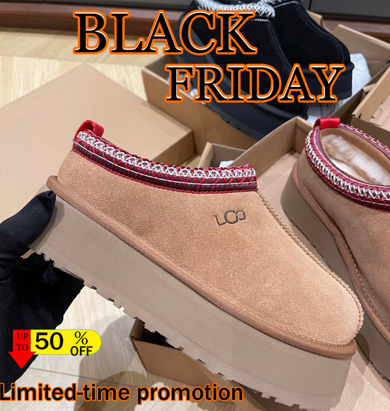 

Tazz Slippers Tasman Slippers Mustard Seed Chestnut Fur slides Sheepskin Classic Ultra Mini Platform Boots Winter Women's Flat Shoes sslippers tasman 888, U-14