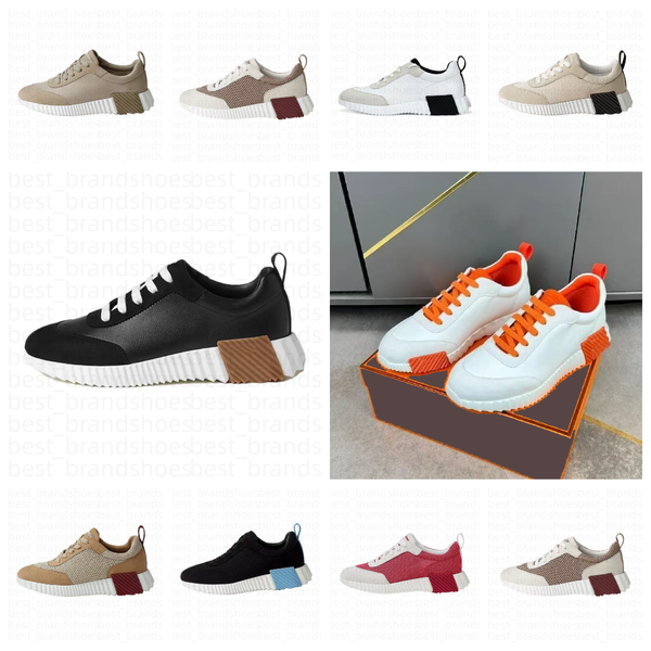 

Bouncing Designer Sneakers Suede Casual Shoes Trainers Breathable Mesh Running Shoe Men Bounce Sneaker Women Non-Slip Rubber Sole Flat Train top, Color#1