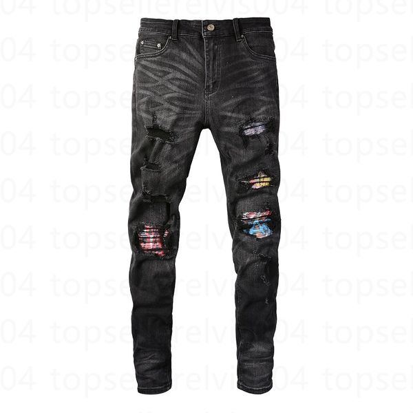 

Men's Jeans Streetwear Fashion slim jeans men's skinny jeans Street wear pants outfits drip 8538, A8638
