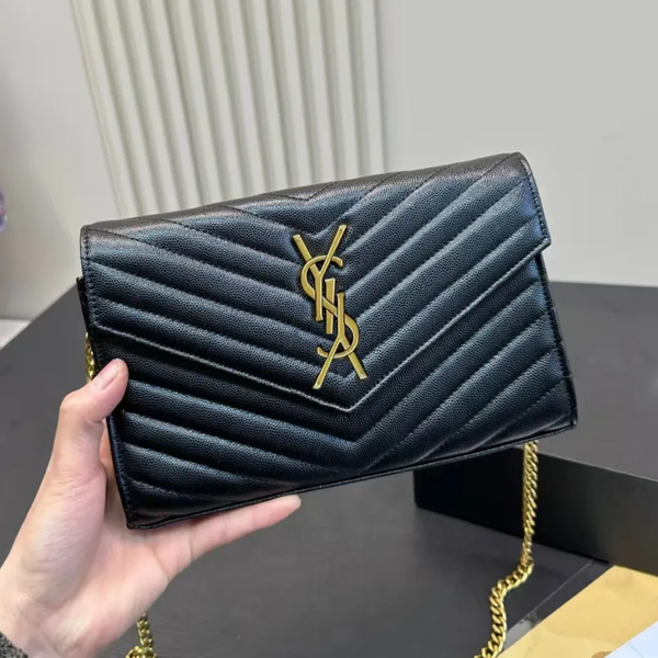 

Designer Bag Luxury Handbags High Quality Cassandre Matelasse Wallets Luxury Women Wallet Women Fashion Cross Body Tote Envelope Mini Purse, #2