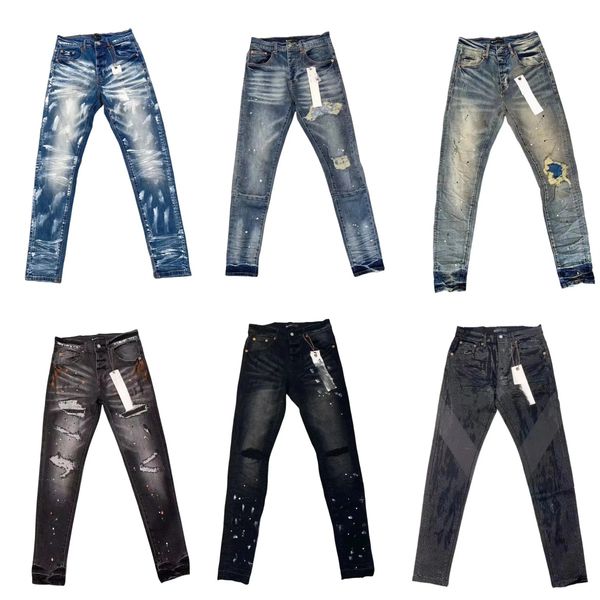 

Straight Fit, Ripped Denim Motorcycle Pants Durable & Stylish Biker Apparel, Style 3