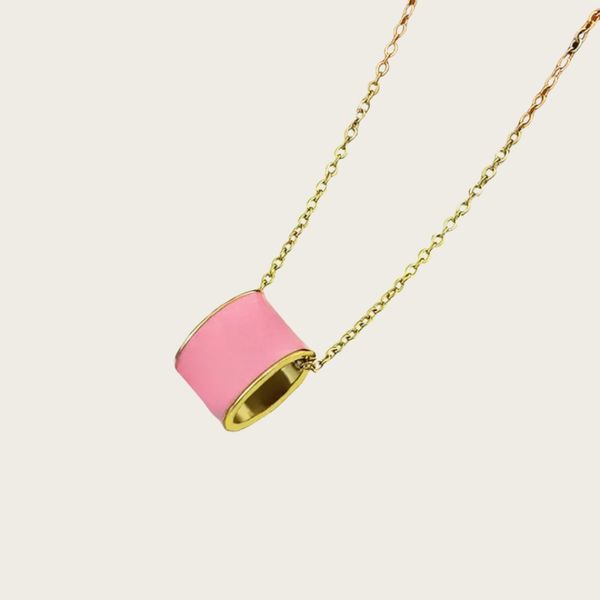 

tennis necklace designer necklaces designer for women diamond White Color Hollow 3D Luxury Letter Pendant Necklace Titanium Steel Fashion Jewelry For Boys Girls