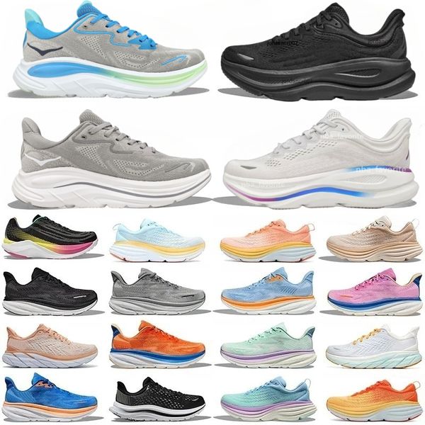 

Hokamen Hokawomen Clifton10 9 Bondi 9 8 Hokawomen Casual Shoes Running Shoes For Men Women Outdoor Jogging Plate-Forme White Pink Chaussures Size 36-46, C012