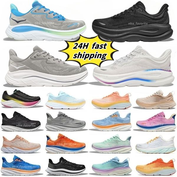 

Hokamen Hokawomen Clifton10 9 Bondi 9 8 Running Shoes For Men Women Casual Outdoor Yellow Sports Triple White Pink Grey Mens Womens Hiking Big Size 12 36-46, Red