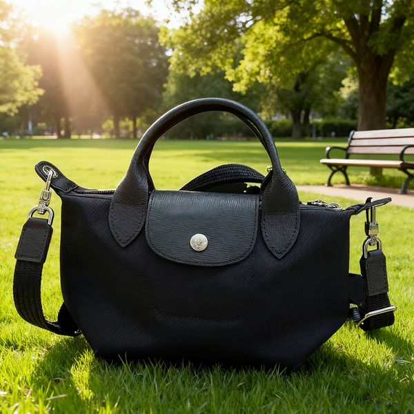 

Designer Long Bags for Women Luxury Handbags Women Messenger Crossbody Shoulder Bags Female France Tote FSC-L8-6, Black