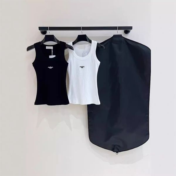 

Women's Tanks & Camis Designer Embroidered letters cover flesh look slimmer and versatile commuting vest, M1