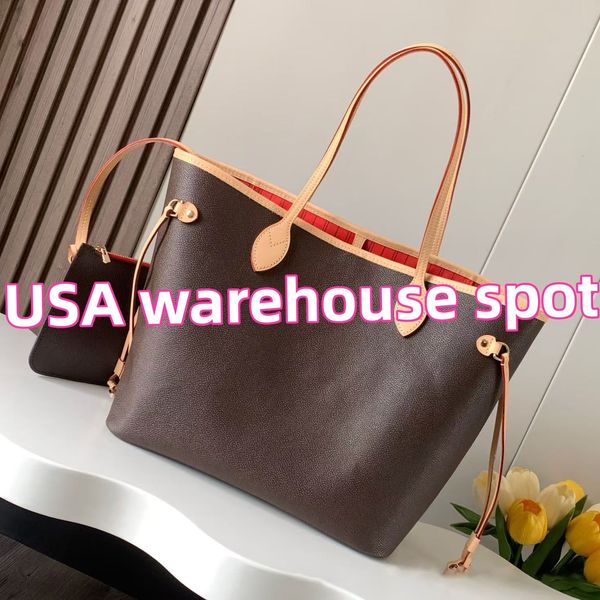 

Top quality purse bags purses woman handbag casual tote designer for women large capacity fashion leather bag wallets, Brown print_red lining