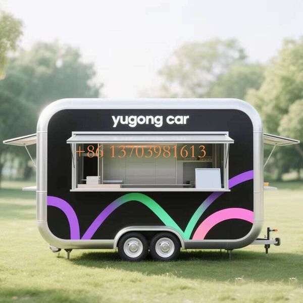 

Custom Street Food Cart with Pre-wired Setup for Gourmet Juice Bar Operations, Bule