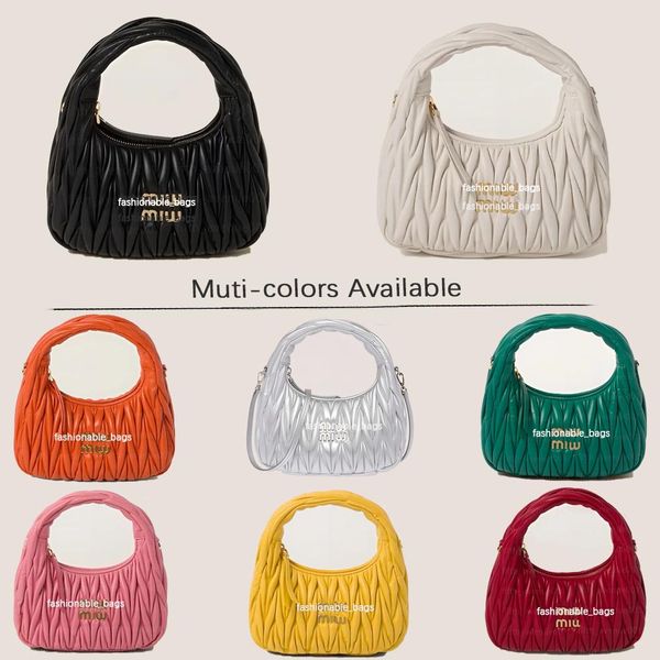 

Top Quality Designer Bags Luxury Shoulder Bags Festival Gifts Underarm Bags Sheepskin Cloudy Tramp Handbag Hobo Crescent Purse Lady Fashion Casual Crossbody Bag, Color3