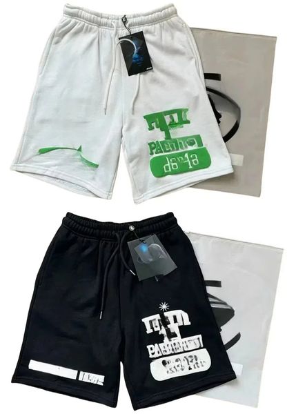 

Vintage-Inspired Number Graphical Hippie Shorts, Black