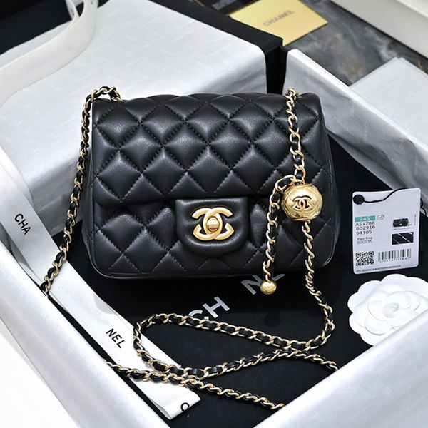 

Designer Shoulder Bag Luxury Classic Crossbody Bag High Quality Caviar Mesh Bag Gold Silver Chain Leather Metal Letter Underarm Bag Small Golden Ball Makeup Bag, C-2-20cm