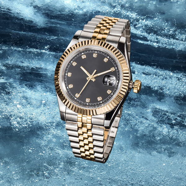 

Elegant N01 Series | Durable Mechanical & Quartz Watches Available in Various Sizes | Includes Stainless Steel Chain and Luxury Designer High quality Women Pink Dial, Purple