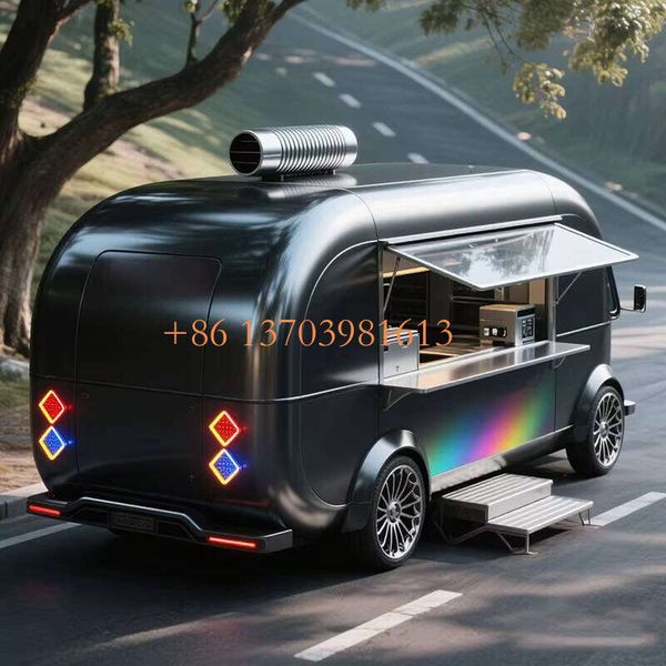 

Luxury Mobile Dining Car with Solar Power Option Available, Red