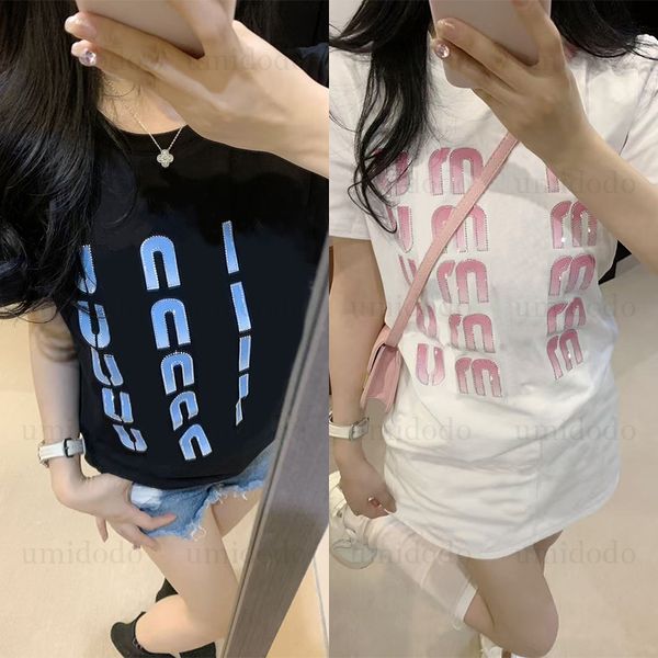 

Oversized womens T shirts large letter designer loose casual short sleeve fashion girls summer tees tops pure cotton t shirt SML, White1