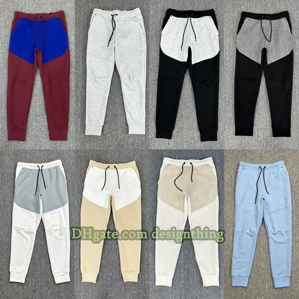 

Unisex Fashion Sweatpants and Shorts Tech Fleece Paneled Joggers Designer Streetwear for Men and Women Casual Fit Urban Sports Trousers Cool Everyday Workout Look, 503-black