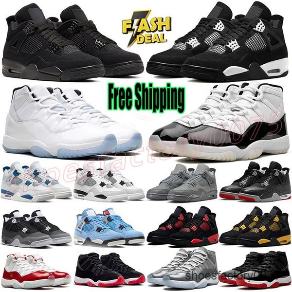 

1 3 4 11 12 Free Shipping Casual Shoes Sneakers Men Women Black White Thunder Pink Oreo Bred Military Blue Cool Grey Mens Womens Casual Trainers Runners S, Red