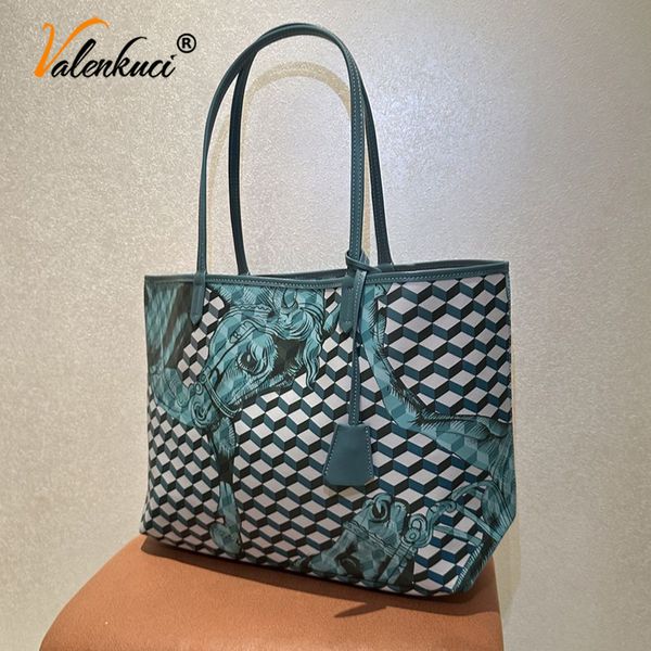 

Fashion Designer Tote Bag Luxurys The Large Totes Bags Purses Woman Handbag Women High Quality Tote Book Beach Borse Shopper Handbag 1390-1, Green-b