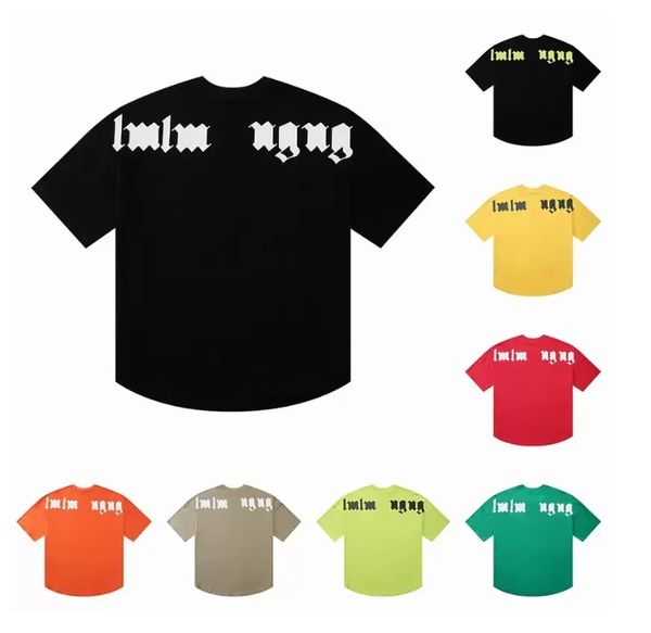 

Summer Men's T Shirt Women Tees Letter Print Classic T-shirts Fashion Youth Short Sleeves Breathable Tee EU S, No.8