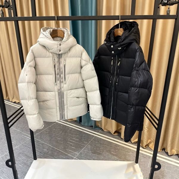 

Winter jacket women puffer jacket M25 mens coats designer pufferjacke letter embroidery winter couple clothing warm thick down mon jacket couple packs y2k2 size 1-5, Black