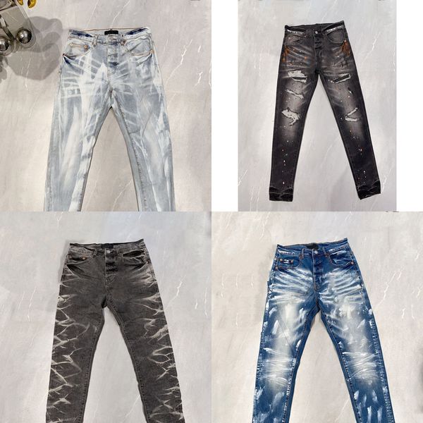 

A5ksubi jeans Brand Denim ksubis jeans High quality fashion men jeans designer pant distressed ripped biker black blue jean slim fit designer jeans c, P12